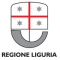 Logo of Liguria Region with red cross and stars.